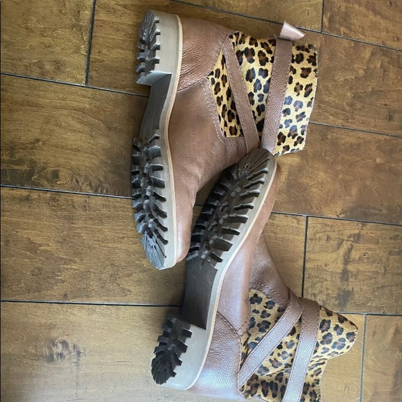 kate spade Shoes - Kate Spade Leopard Boots Size 11
